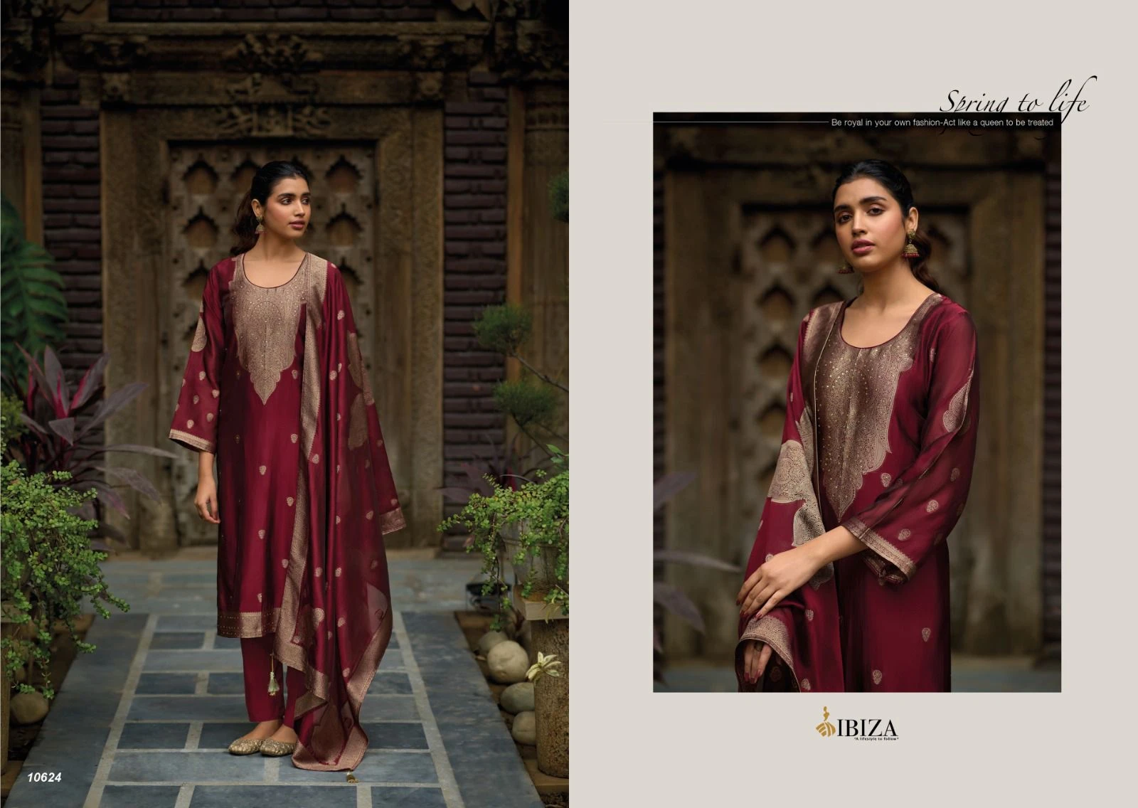 Ibiza Zarin Pure Banglory Silk Wholesale Designer Salwar Suit Catalog — Wholesale Salwar Suits, Ibiza wholesale from Surat - Gallery Image 2